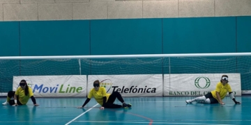 Goalball femenino español Europeo Finlandia