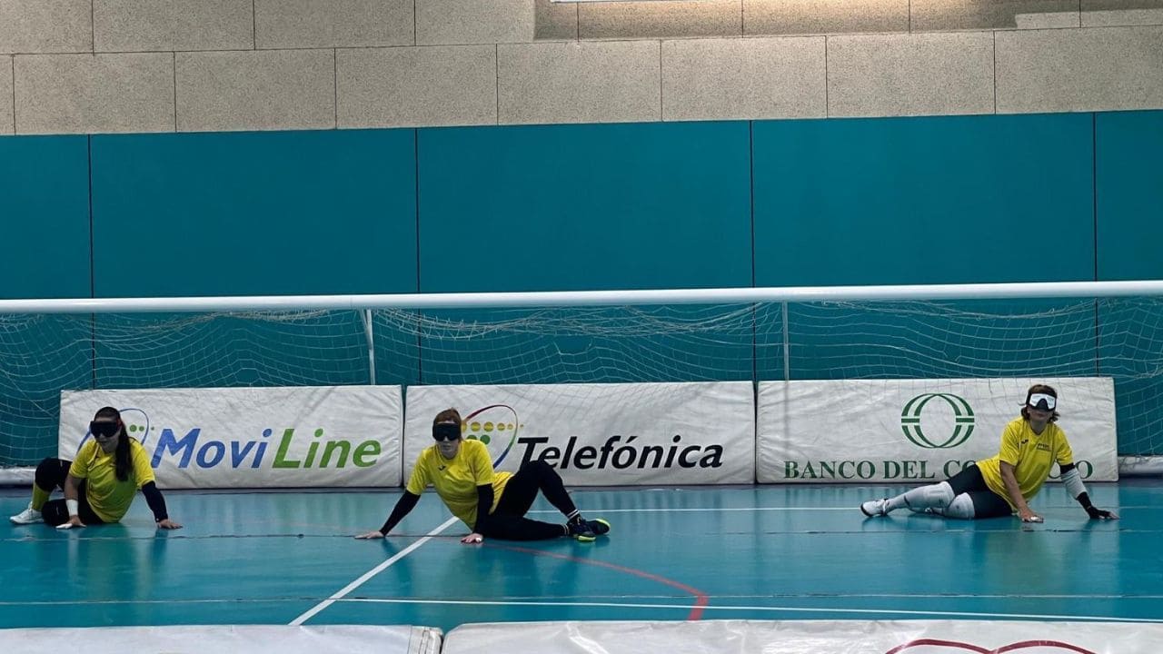 Goalball femenino español Europeo Finlandia