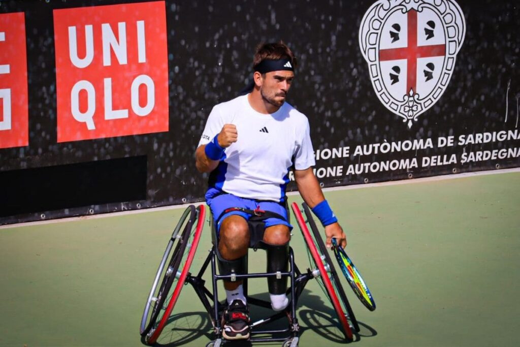 Martín de la Puente gana el Open de Cerdeña de tenis en silla de ruedas