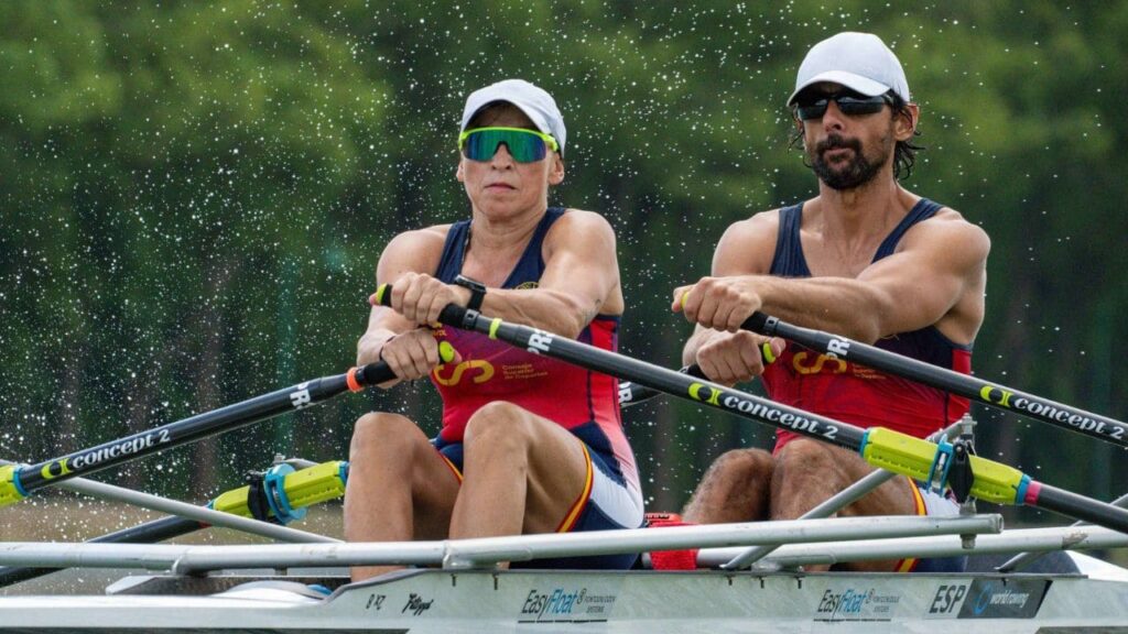El doble scull mixto español, décimo en el Mundial de remo en Shanghái