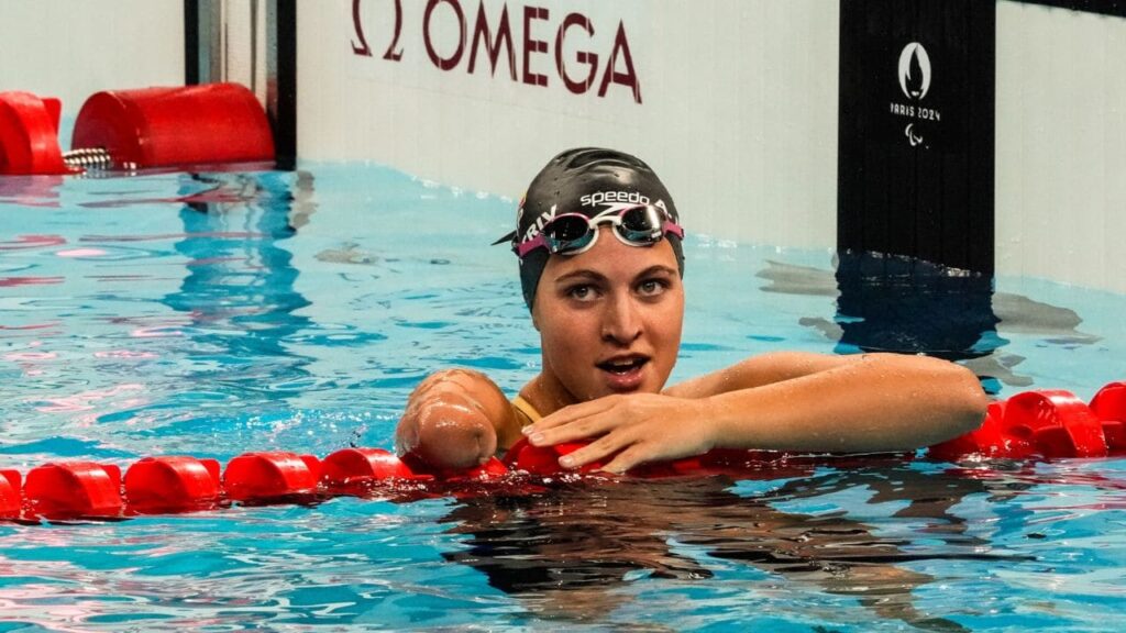 La imparable Tasy Dmytriv firma su tercer título mundial en 100 braza SB8