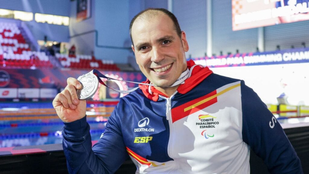 Toni Ponce roza el oro en los 100 braza SB5 y suma su segunda plata en el Mundial de Singapur
