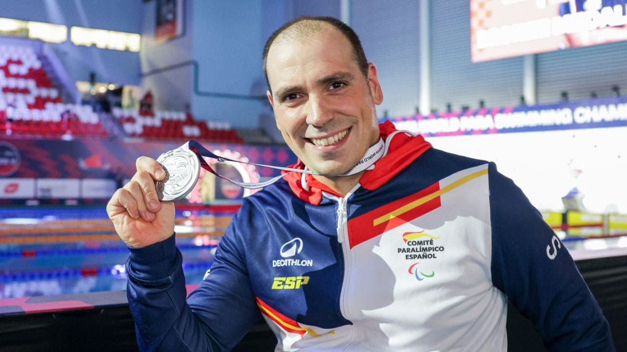 Toni Ponce plata 100 braza SB5 Mundial Singapur