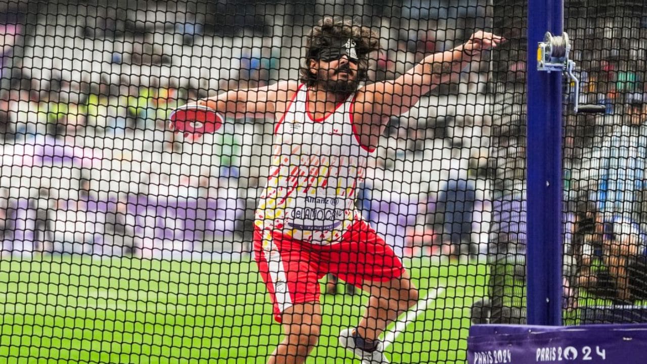 Álvaro del Amo bronce lanzamiento de disco F11 Mundial Nueva Delhi