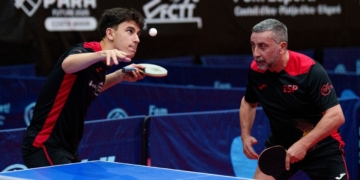 Ander Cepas y Juan Bautista Pérez bronce World Elite Yvelines tenis de mesa