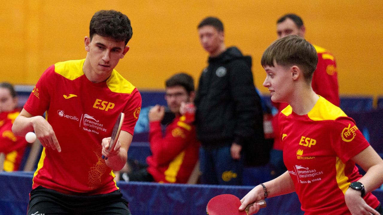 Ander Cepas y Olaia Martínez plata World Elite Sao Paulo tenis de mesa