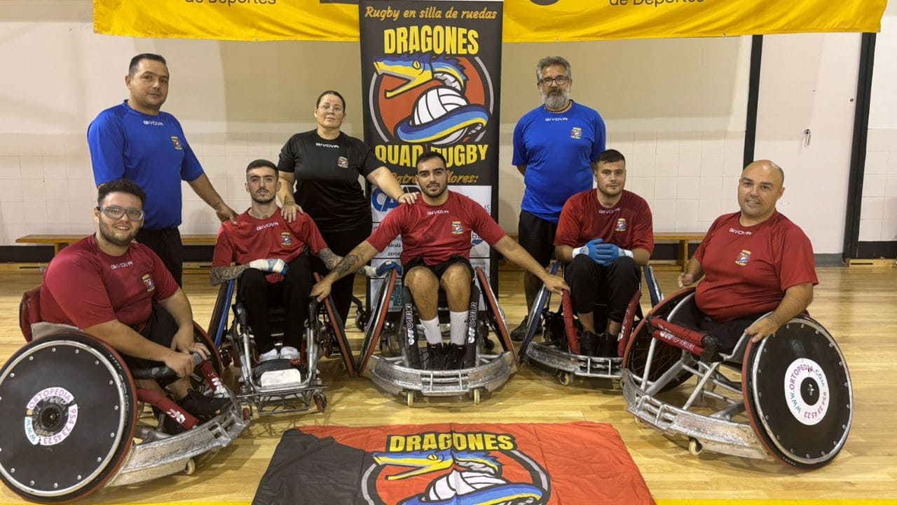 Dragones CAAD rugby en silla de ruedas