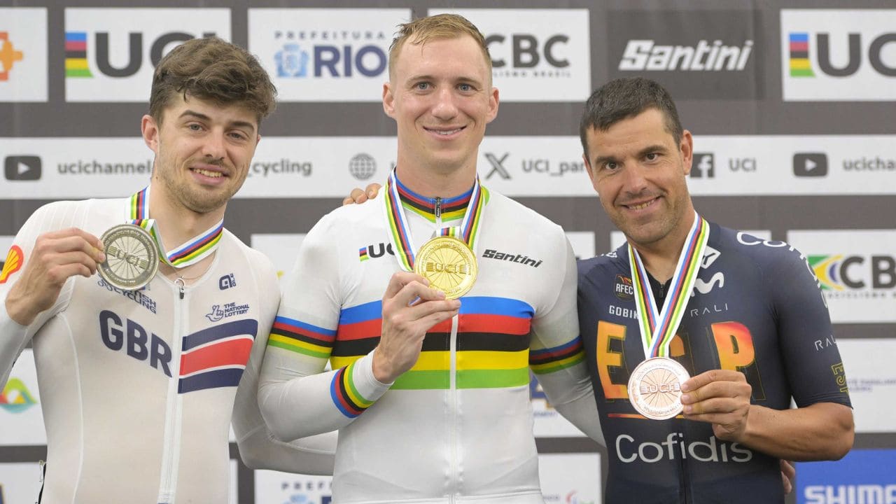 Eduardo Santas gana el bronce en eliminación en el Mundial ciclismo en pista