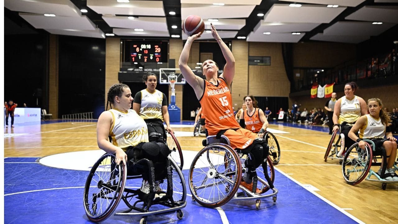 España cae en semifinales del Europeo femenino de baloncesto en silla ante Países Bajos