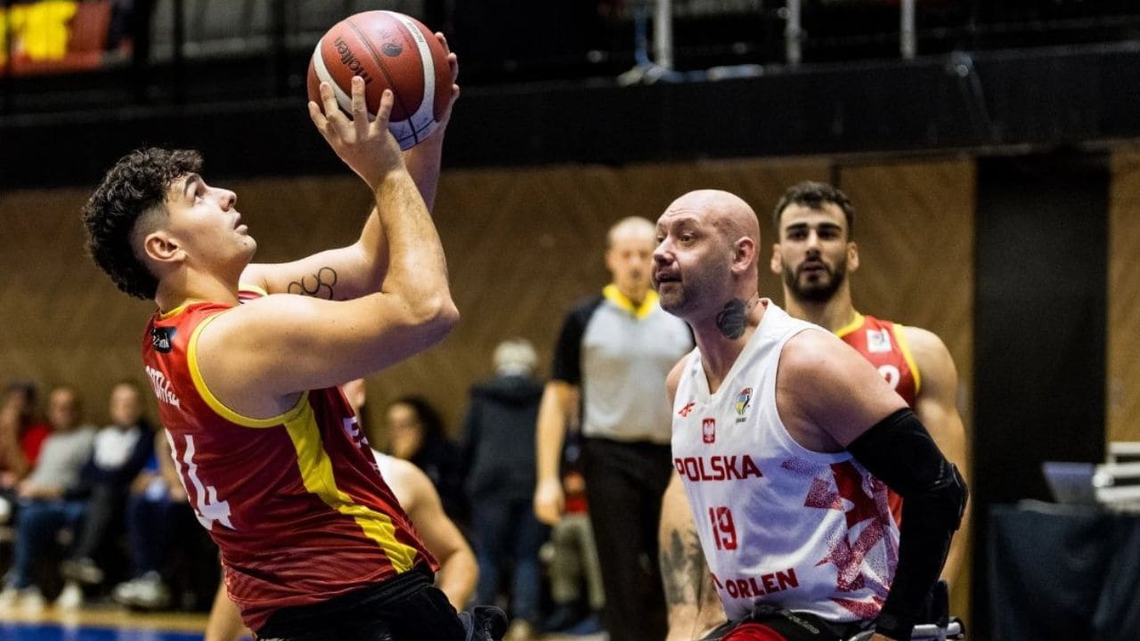 España logra la cuarta victoria en el Europeo de baloncesto en silla de ruedas en Sarajevo