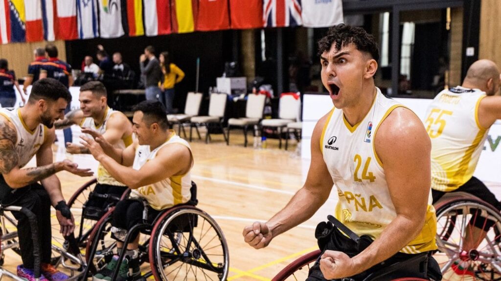 Tercer triunfo de la selección española baloncesto silla en el Europeo de Sarajevo