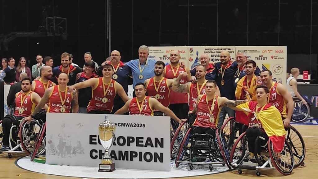 España conquista el Europeo de baloncesto en silla de ruedas