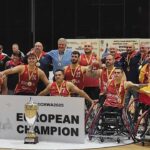 España oro europeo baloncesto silla Sarajevo
