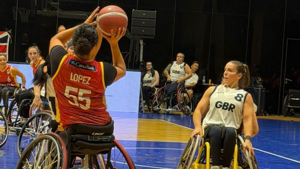 Derrota de una desdibujada España ante Gran Bretaña en el Europeo de baloncesto en silla
