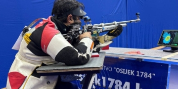 Juan Saavedra carabina Europeo tiro Osijek