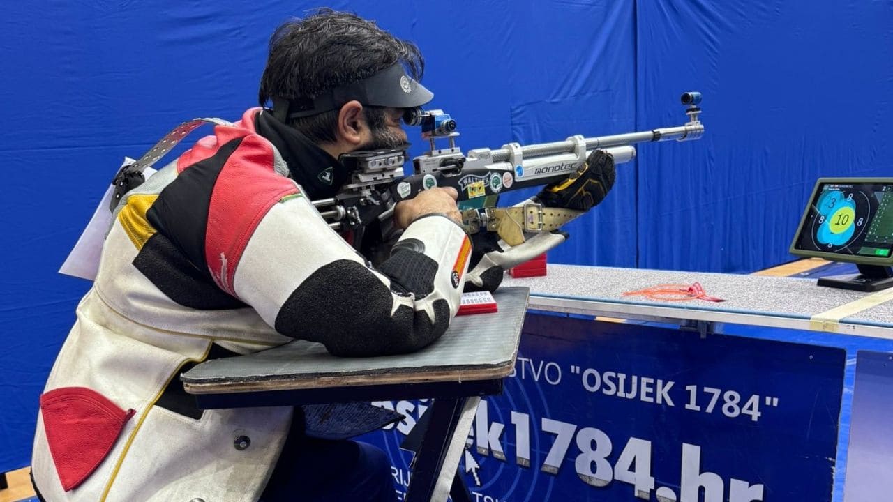 Juan Saavedra carabina Europeo tiro Osijek