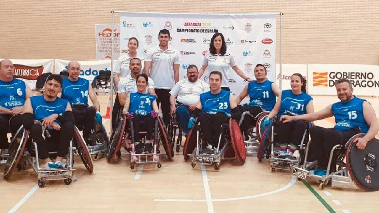 Lobos QR rugby en silla de ruedas