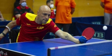 Miguel Ángel Toledo tenis de mesa en silla de ruedas