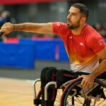 Paco Motero plata europeo bádminton silla de ruedas