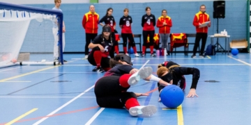 El goalball femenino español en el Europeo de Finlandia