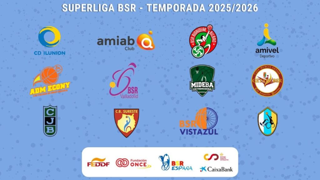 Las plantillas de los equipos de la Superliga de baloncesto en silla de ruedas para esta temporada