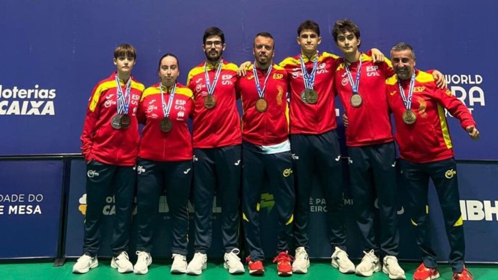 Cinco medallas en dobles para España en el World Elite de tenis de mesa en Sao Paulo