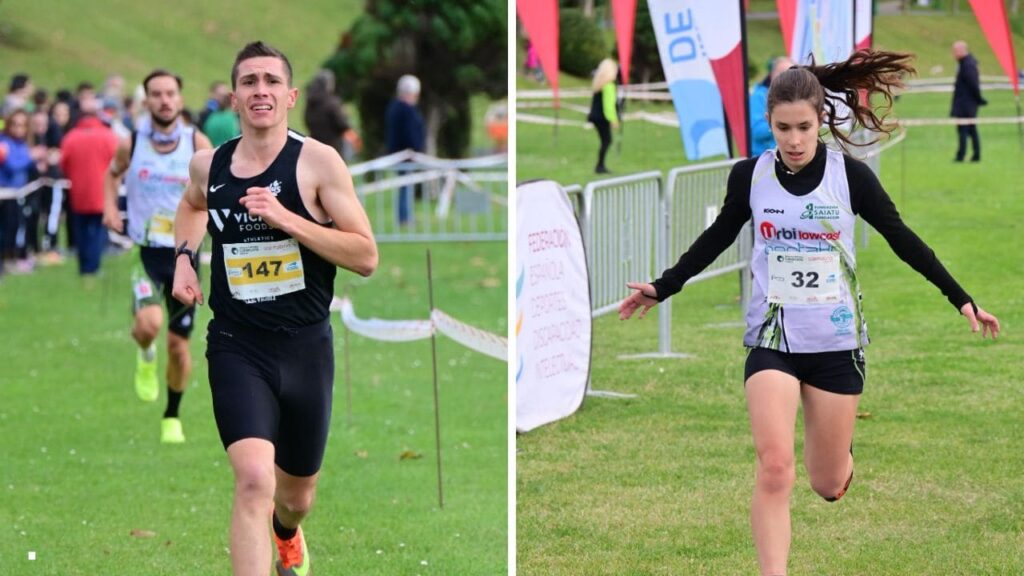 Adrián Parras y Ángela de Miguel, campeones de España de Campo a Través para personas con discapacidad intelectual