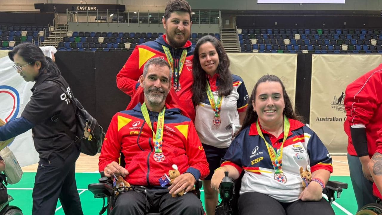 Alejandro Díaz Laura Utrero bronces World Boccia Challenger Canberra