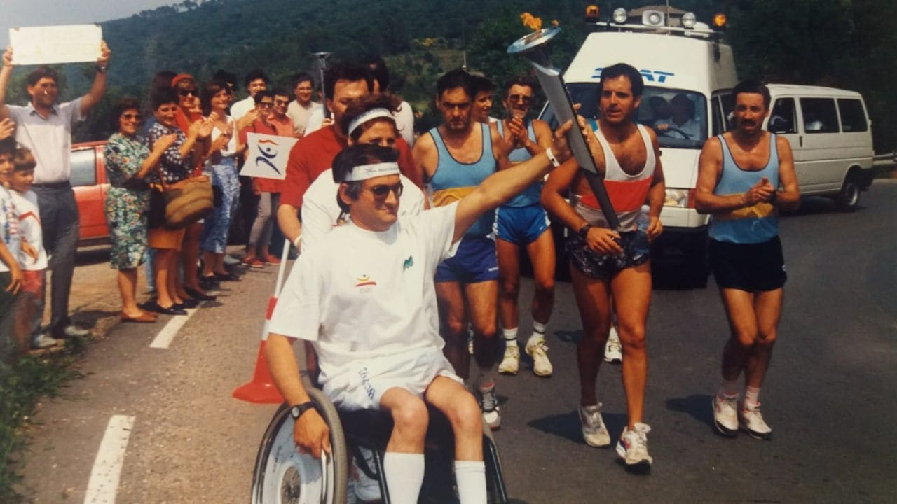 Bertrand de Five antorcha Barcelona 1992
