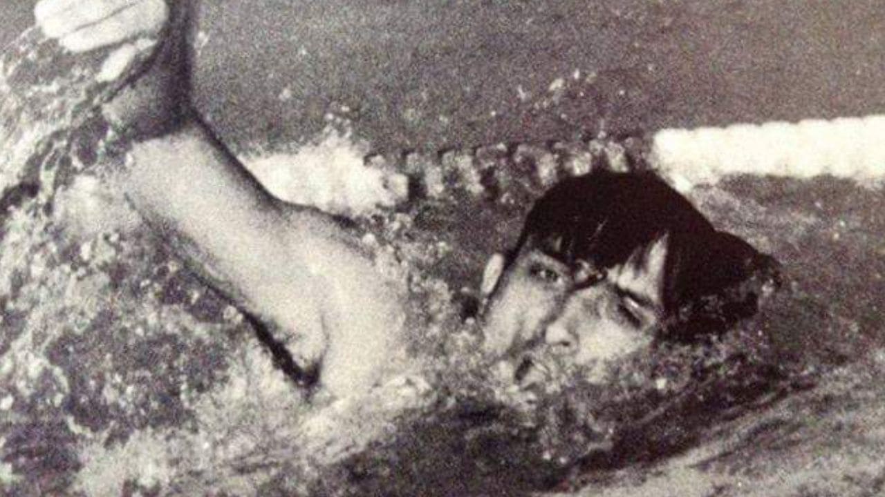 Bertrand de Five nadador años 60 y 70 paralímpico