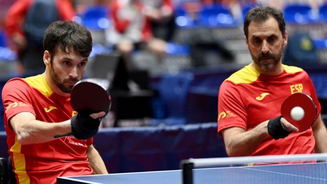 Daniel Rodríguez Iker Sastre tenis de mesa paralímpico Europeo