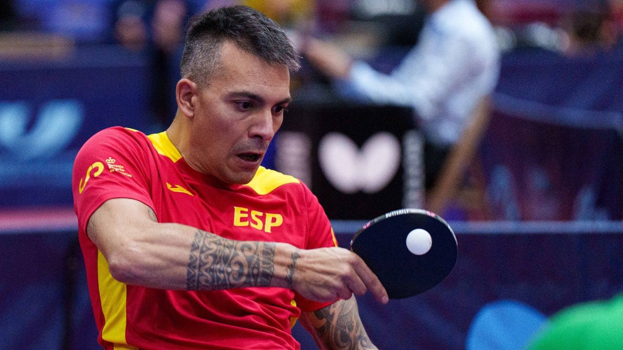 Eder Rodríguez medallista Europeo tenis de mesa paralímpico Helsingborg