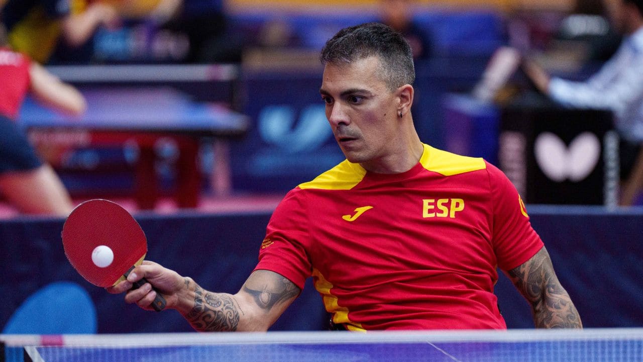 Eder Rodríguez subcampeón de Europa tenis de mesa paralímpico