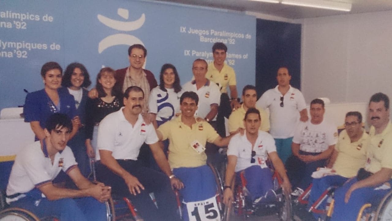 Eloy Guerrero baloncesto español en silla Juegos Barcelona 1992