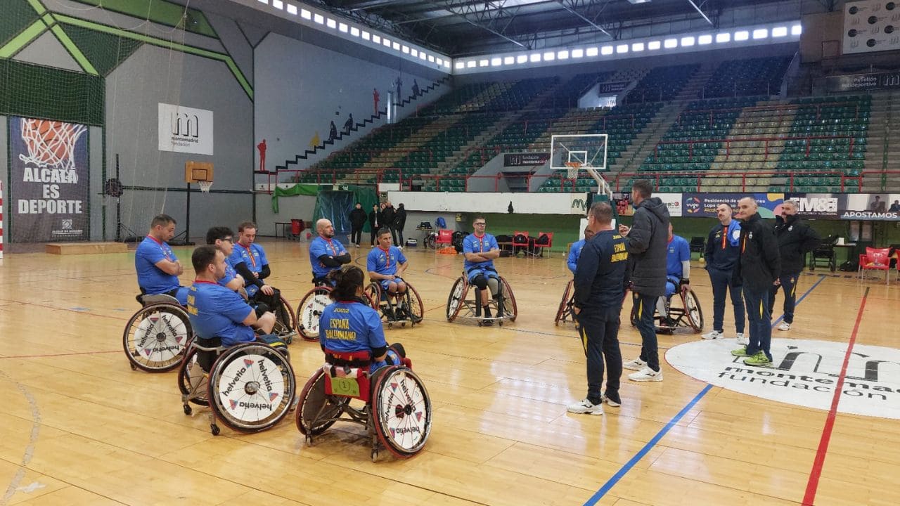 España balonmano en silla ruedas