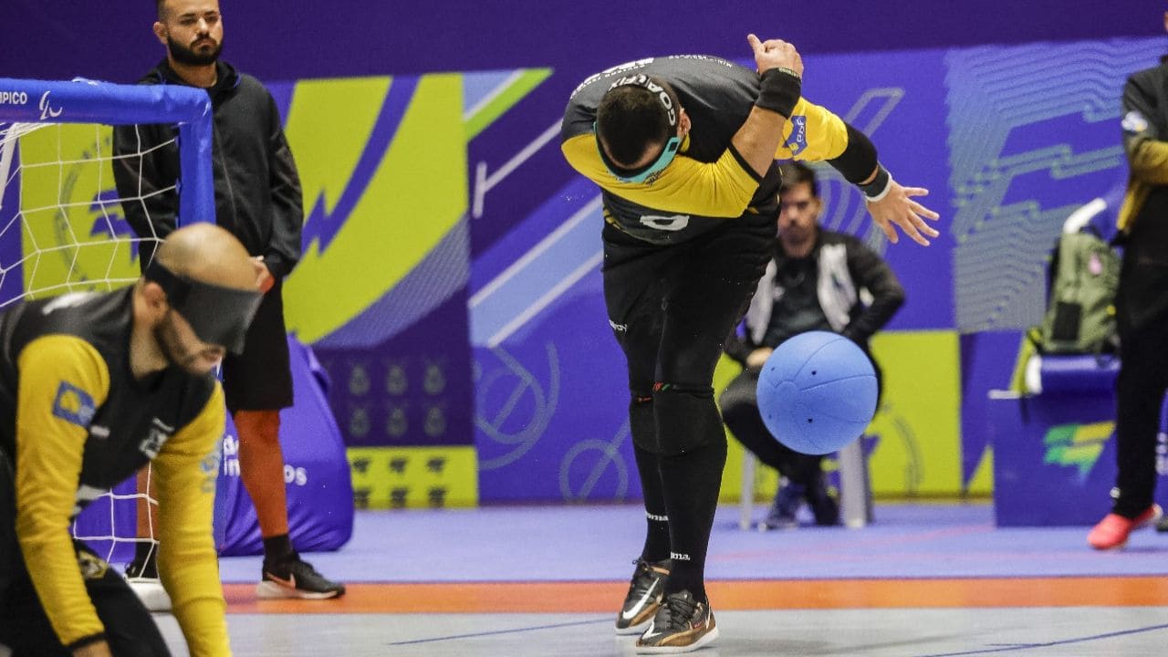 Javi Serrato goalball Liga brasileña