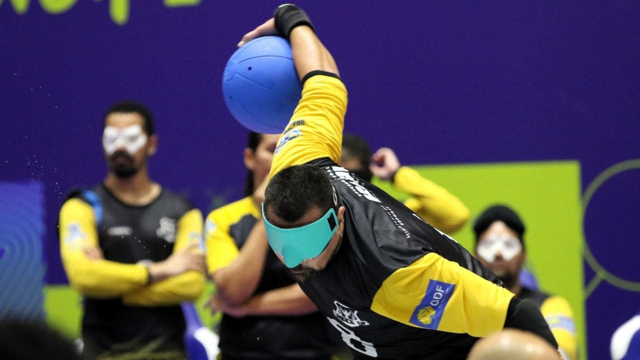 Javi Serrato goalball campeonato Brasil