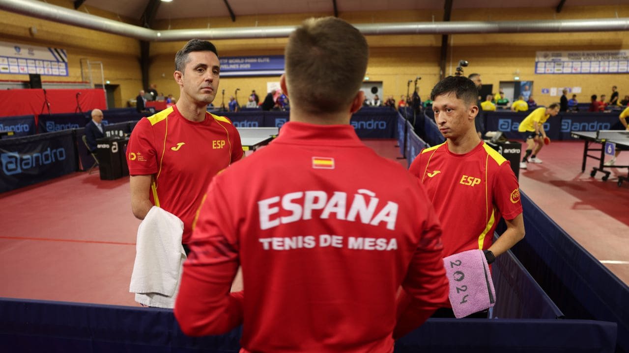 José Manuel Ruiz y Alejandro Díaz tenis de mesa paralímpico