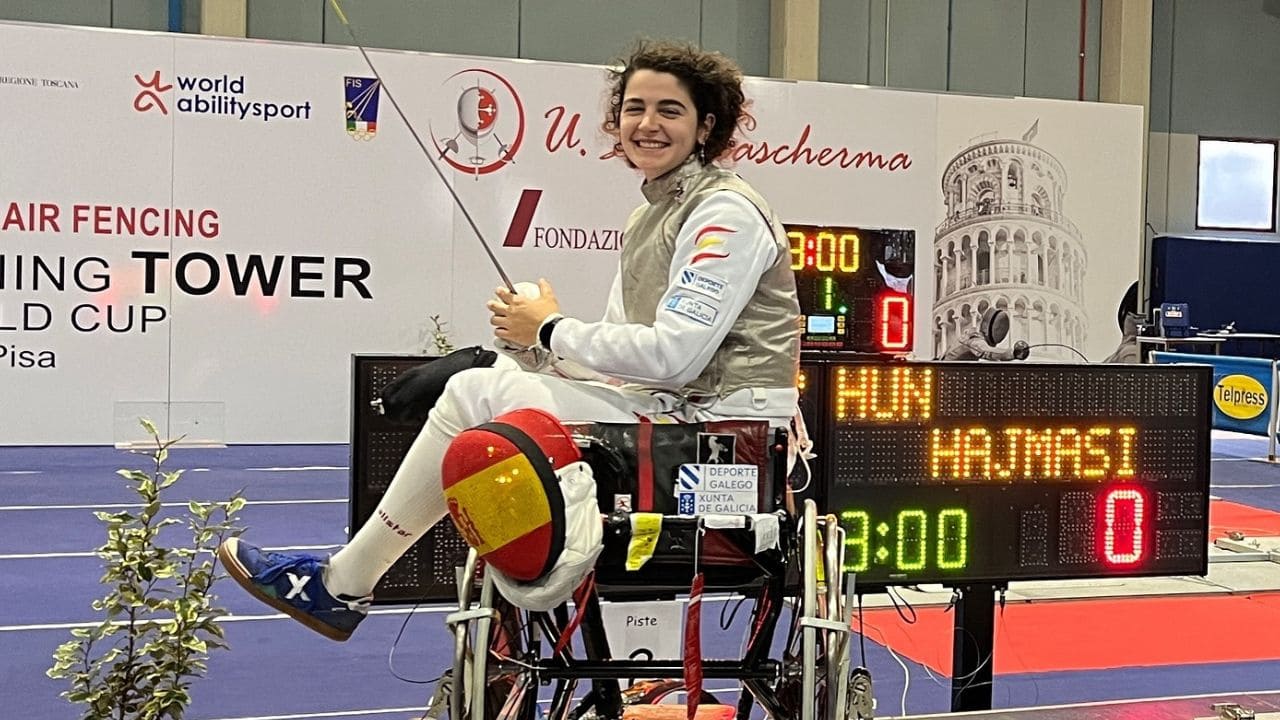 Judith Rodríguez esgrima silla de ruedas