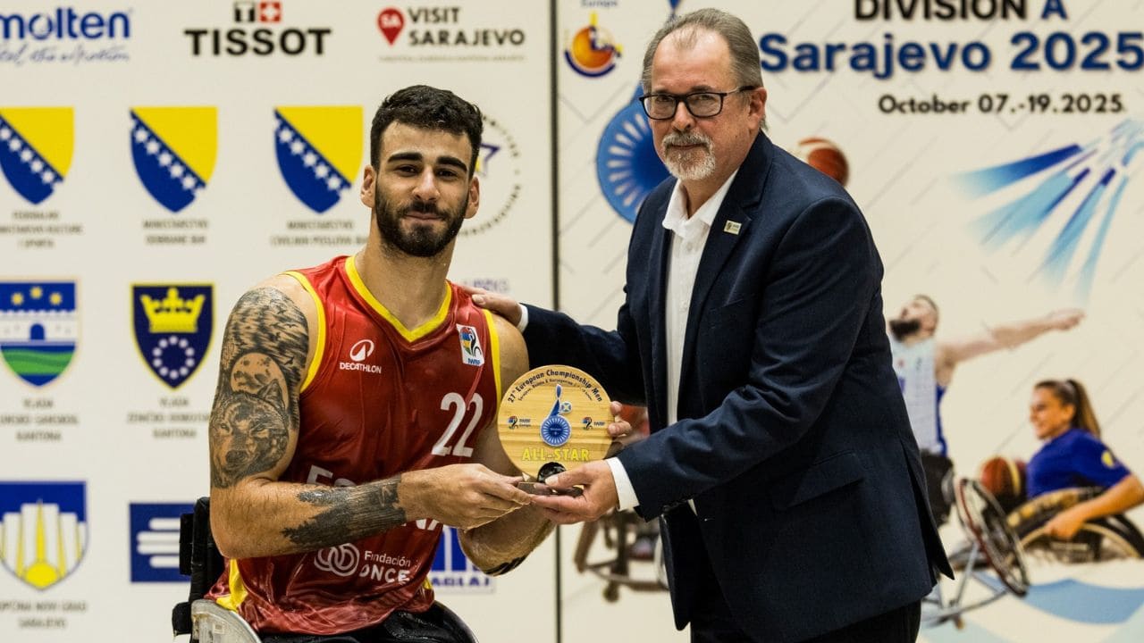 Manu Lorenzo baloncesto en silla de ruedas
