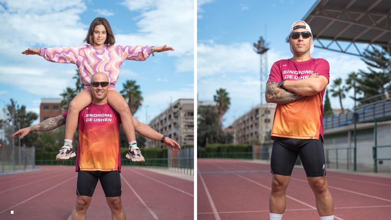 Mario Raúl Martínez con su hija Erica