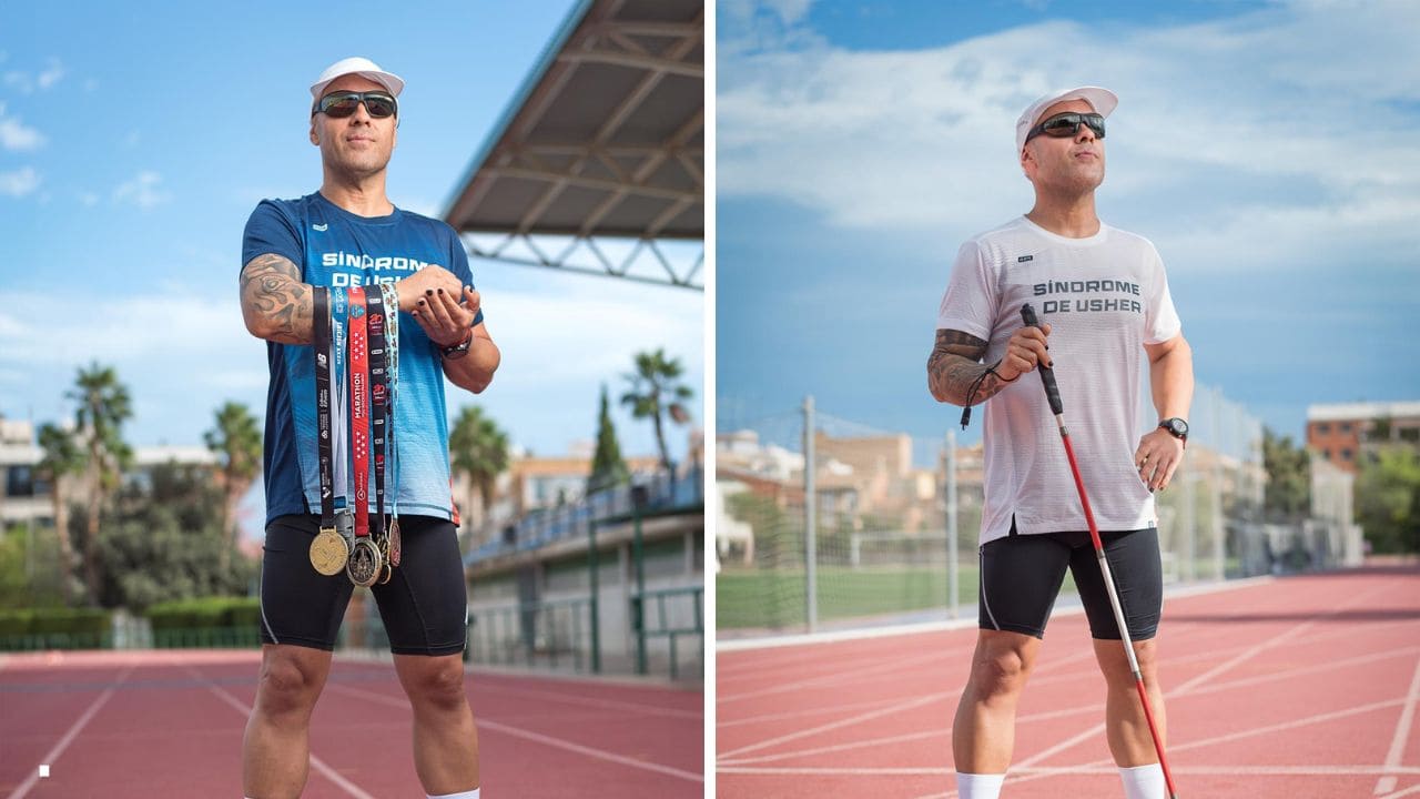 Mario Raúl Martinez deportista sordociego