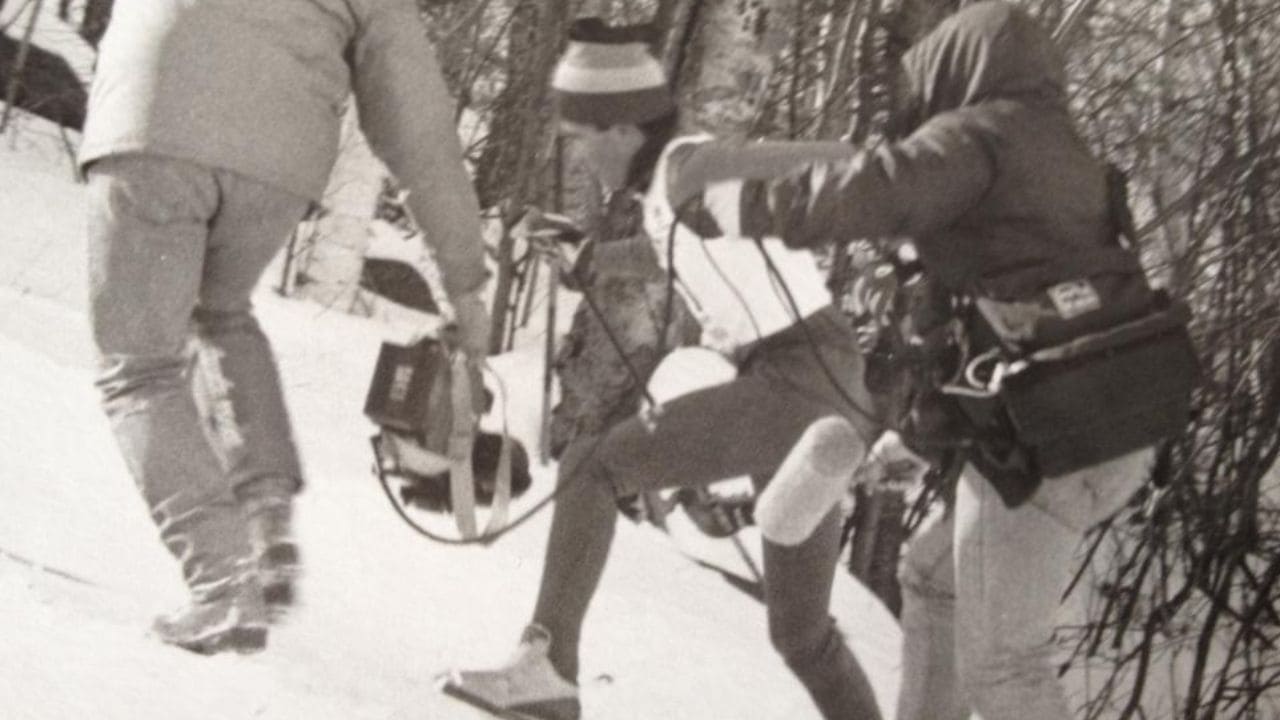 Miguel Ángel Pérez Tello en una prueba de esquí de fondo