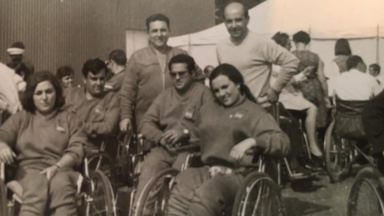 Miguel Carol y compañeros Juegos Paralímpicos Tel Aviv 1968