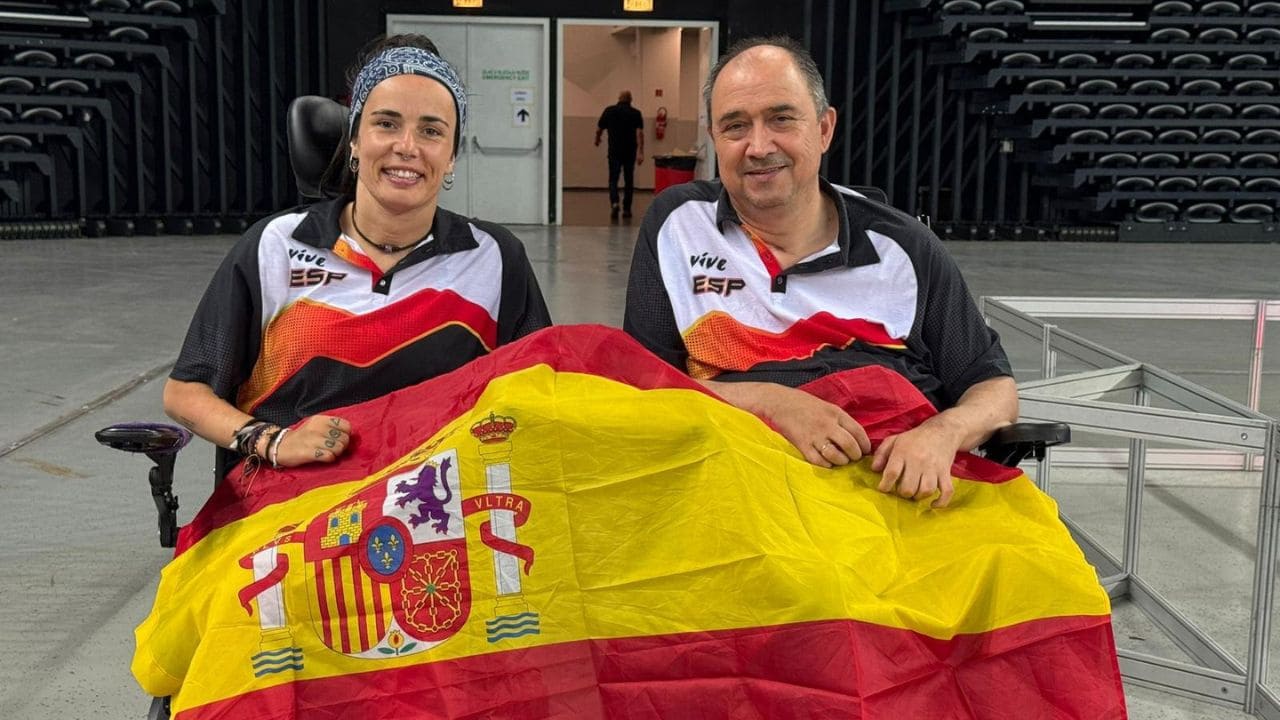 Sara Aller y Vasile Agache boccia Europeo