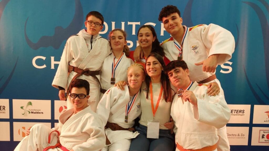 judokas ciegos españoles jóvenes Dutch Open Países Bajos