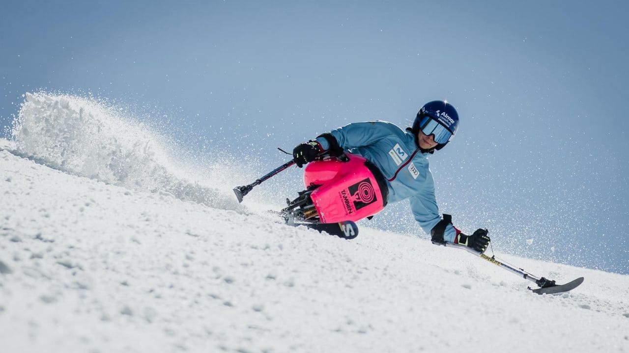 Audrey Pascual esquí alpino paralímpico nieve