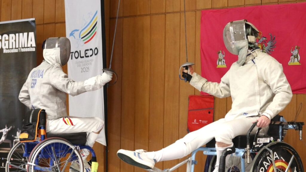 La esgrima española en silla de ruedas mantiene su impulso con Judith Rodríguez al frente