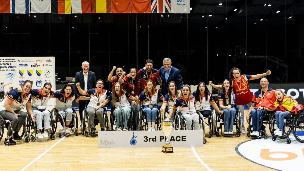 España bronce Europeo baloncesto silla ruedas femenino