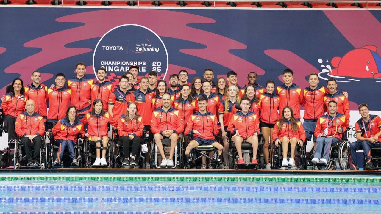 España natación paralímpica Mundial